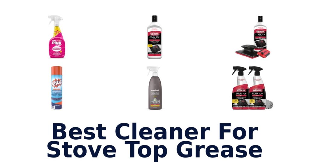 best cleaner for stove top grease