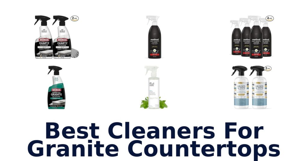 best cleaners for granite countertops