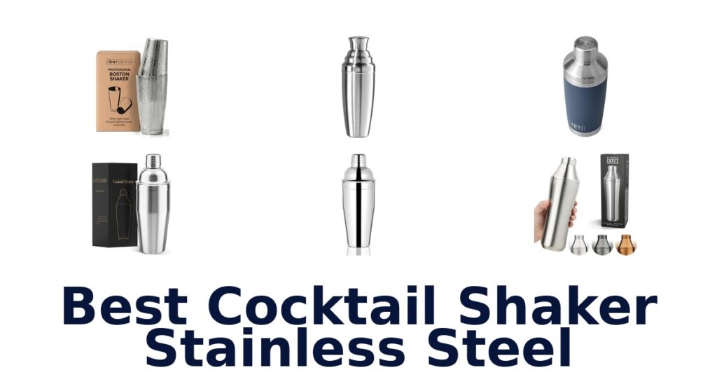 best cocktail shaker stainless steel
