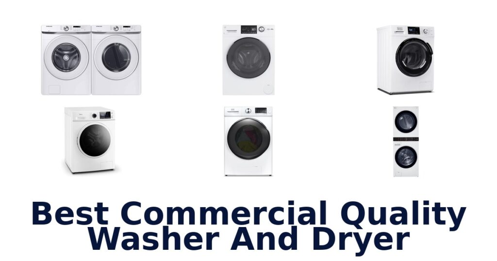 BEST Commercial Washer & Dryer: Top 10 Picks best commercial quality washer and dryer