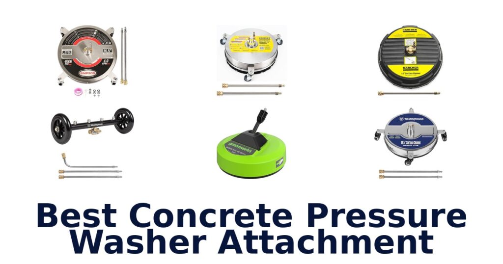 best concrete pressure washer attachment