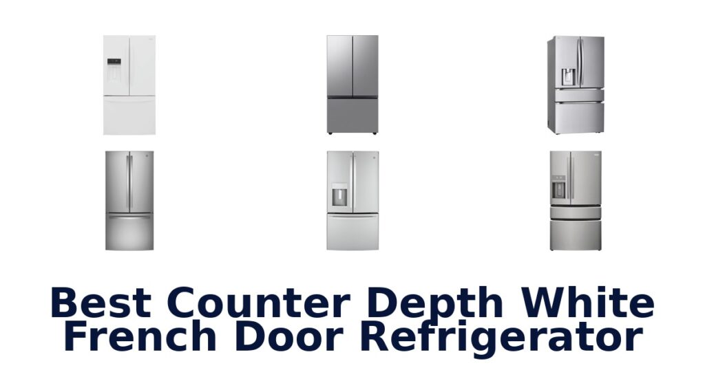 BEST Counter Depth White French Door Fridges best counter depth white french door refrigerator