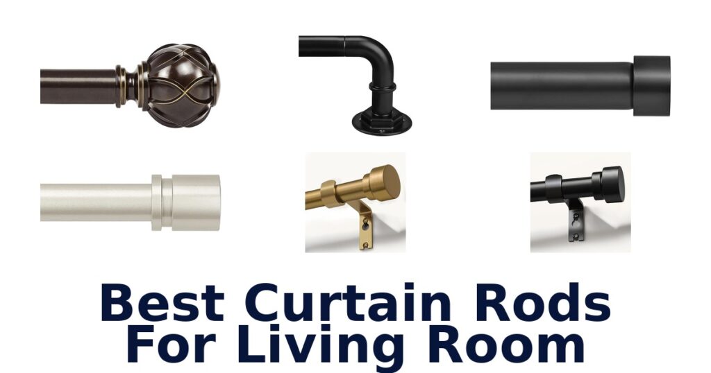 BEST Living Room Curtain Rods: 10 Top Picks best curtain rods for living room