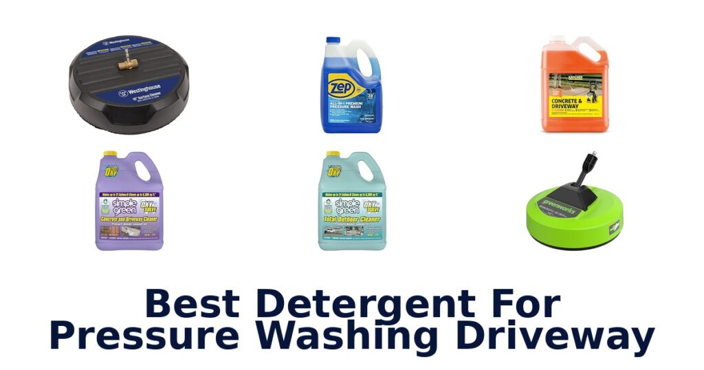 best detergent for pressure washing driveway