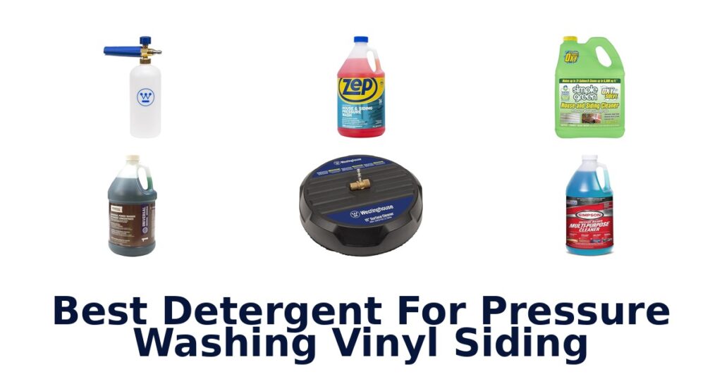 best detergent for pressure washing vinyl siding