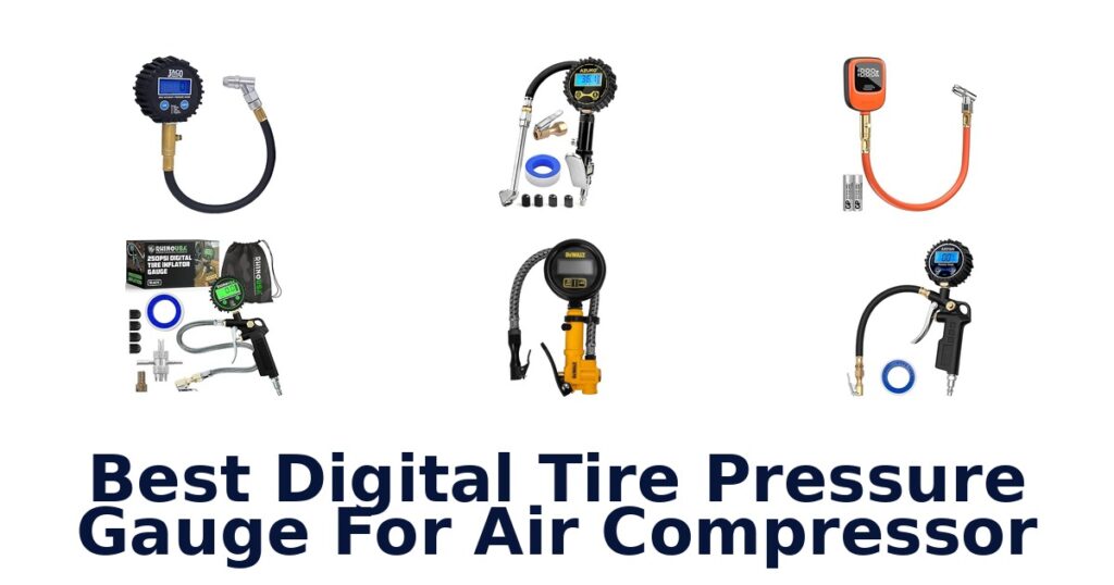best digital tire pressure gauge for air compressor