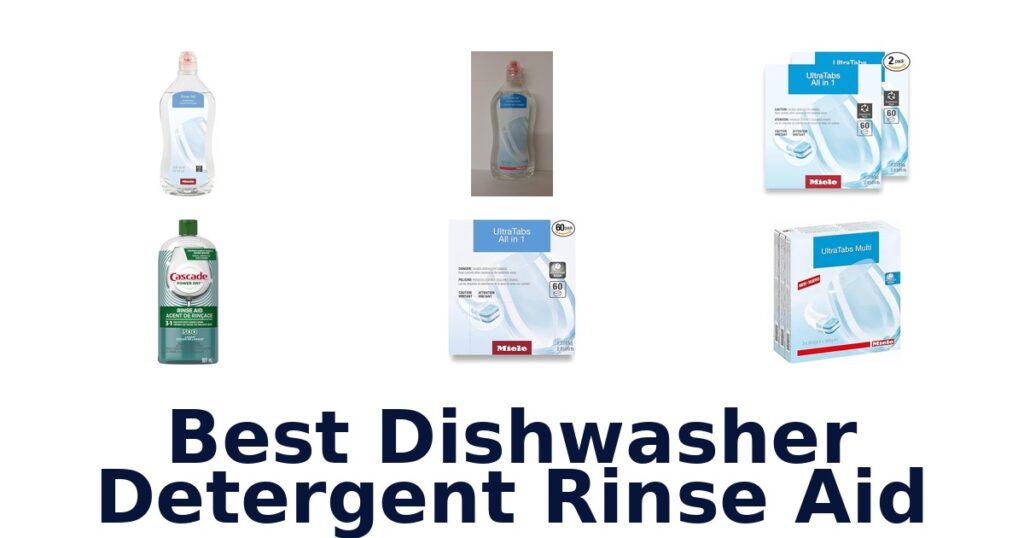 best dishwasher detergent rinse aid
