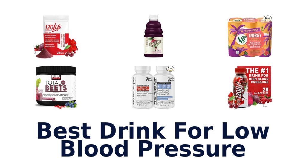 best drink for low blood pressure