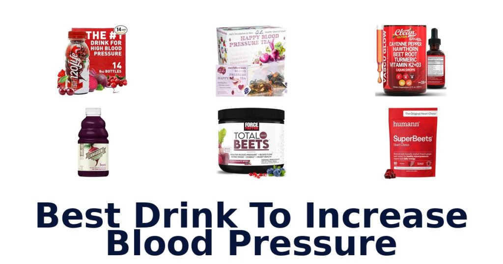 best drink to increase blood pressure