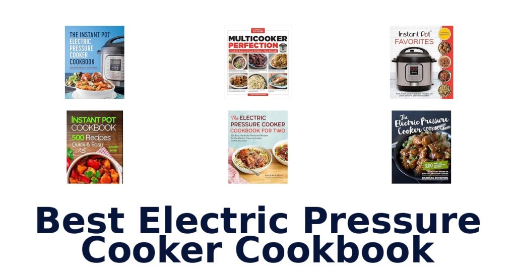 best electric pressure cooker cookbook