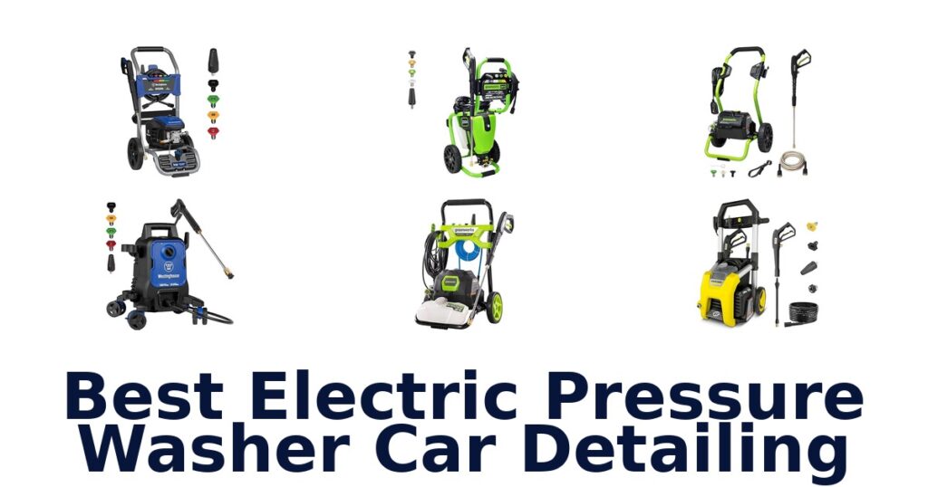 best electric pressure washer car detailing