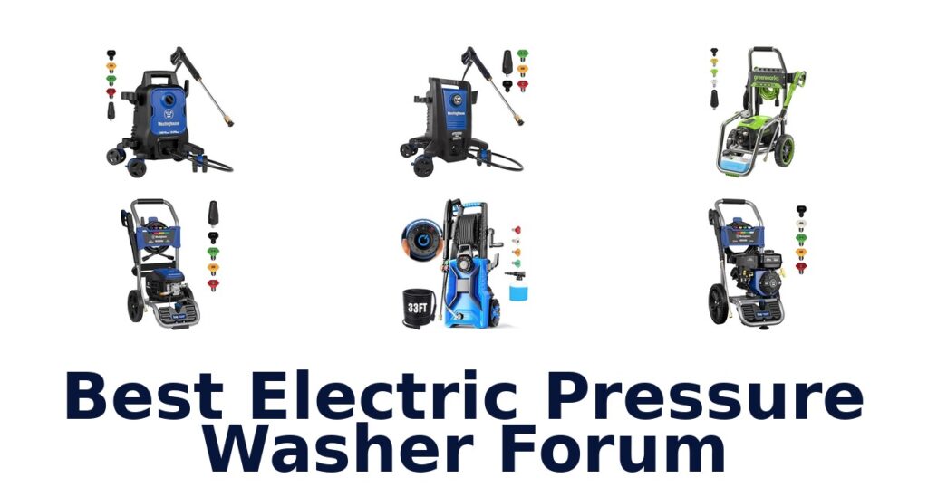 best electric pressure washer forum