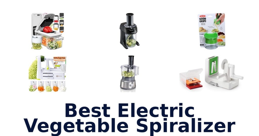Best Electric Vegetable Spiralizers: Top 10 Picks best electric vegetable spiralizer
