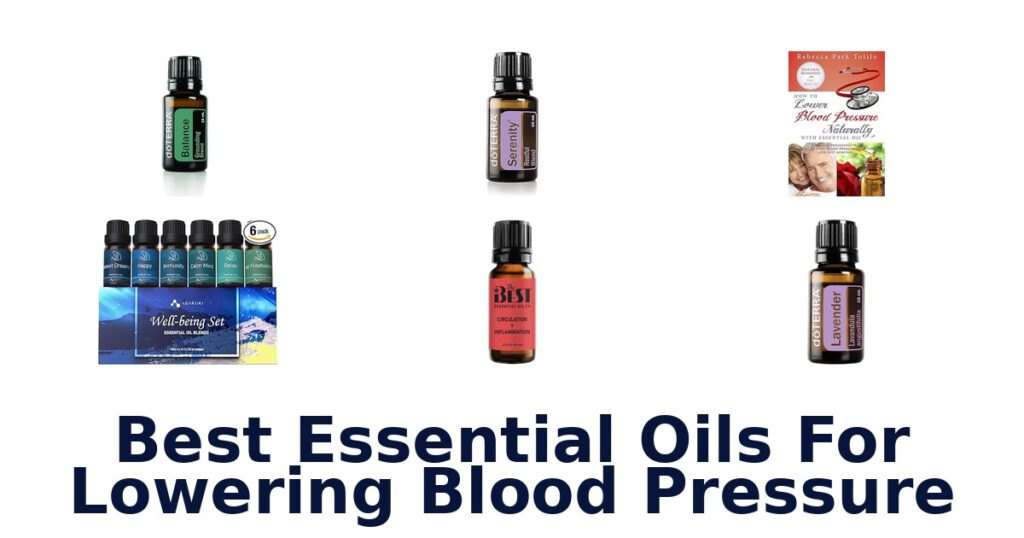 best essential oils for lowering blood pressure