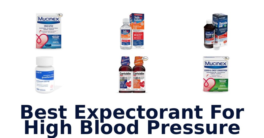 best expectorant for high blood pressure
