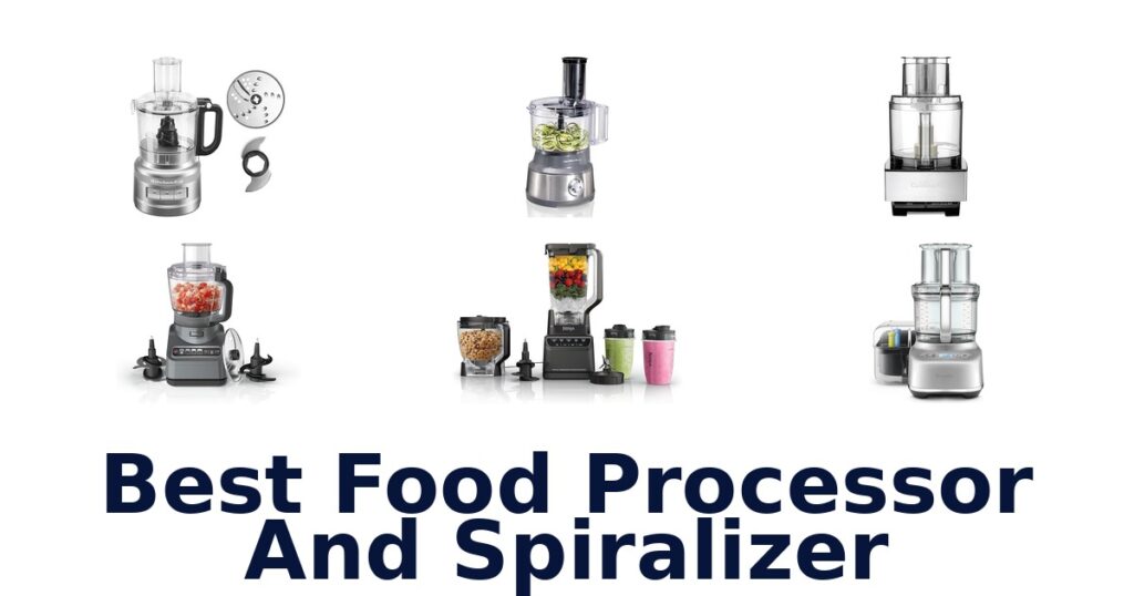 best food processor and spiralizer