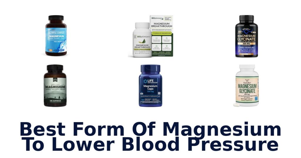 best form of magnesium to lower blood pressure