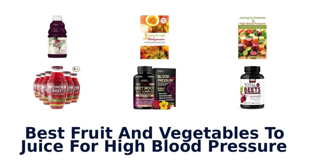 best fruit and vegetables to juice for high blood pressure