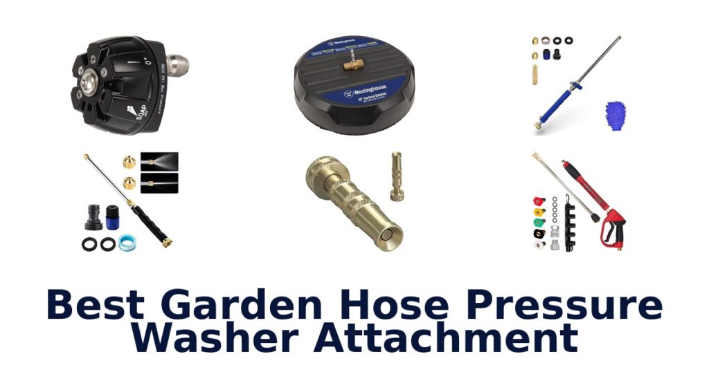 best garden hose pressure washer attachment
