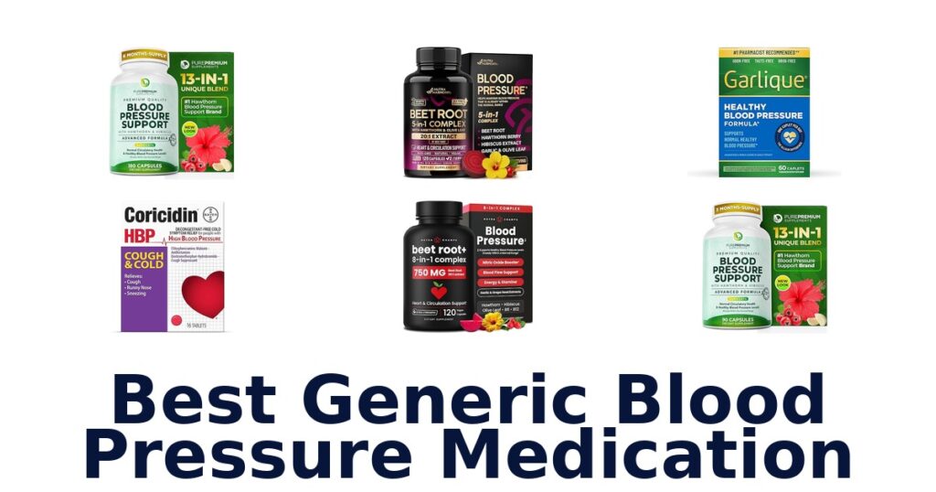 best generic blood pressure medication