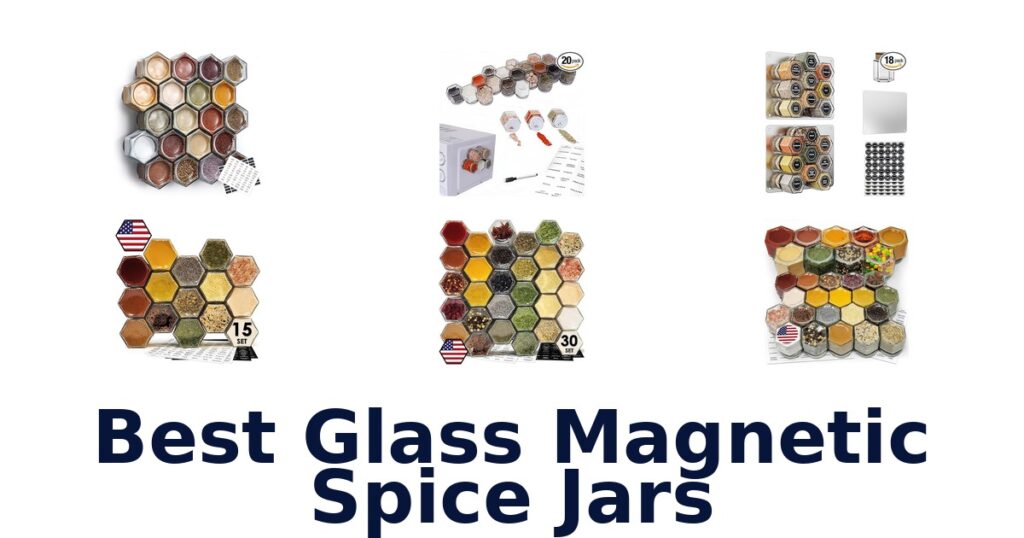 Best Glass Magnetic Spice Jars: Top 10 Picks best glass magnetic spice jars