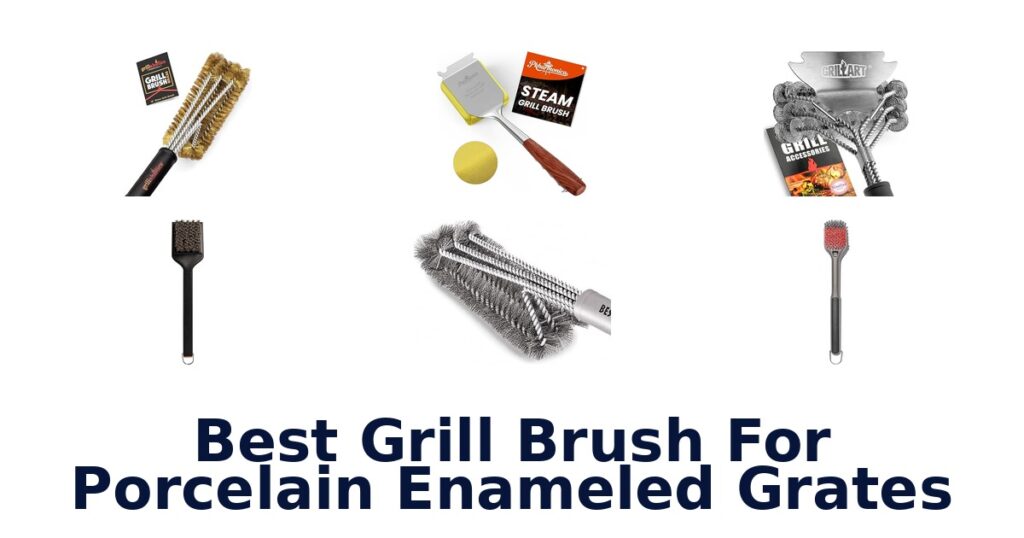 best grill brush for porcelain enameled grates