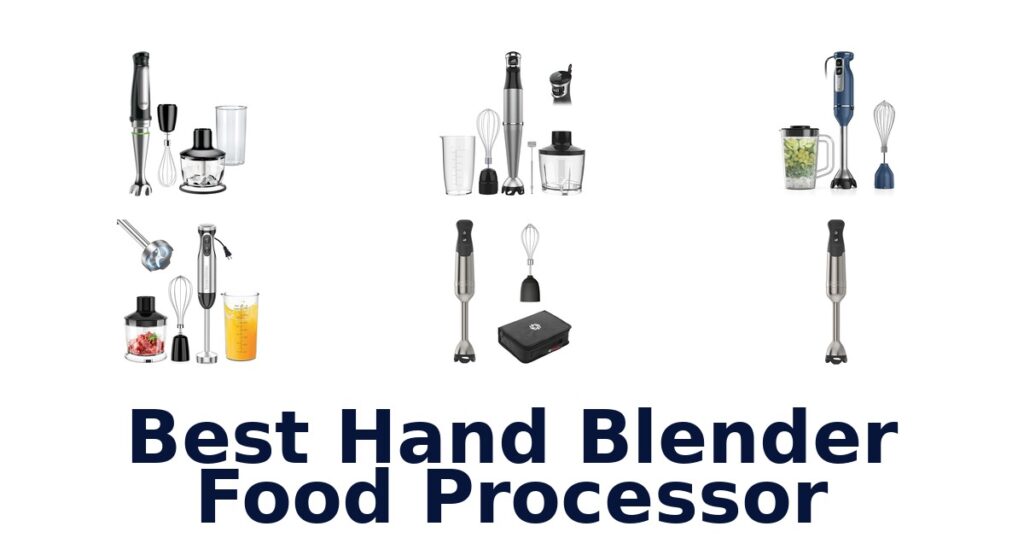 BEST Hand Blender Food Processor: Top 10 Picks best hand blender food processor