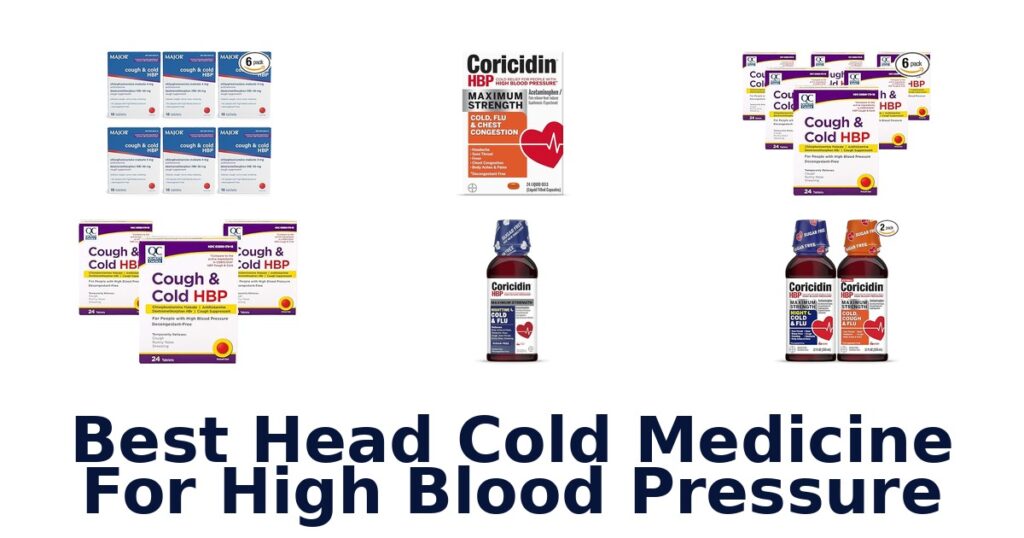 best head cold medicine for high blood pressure