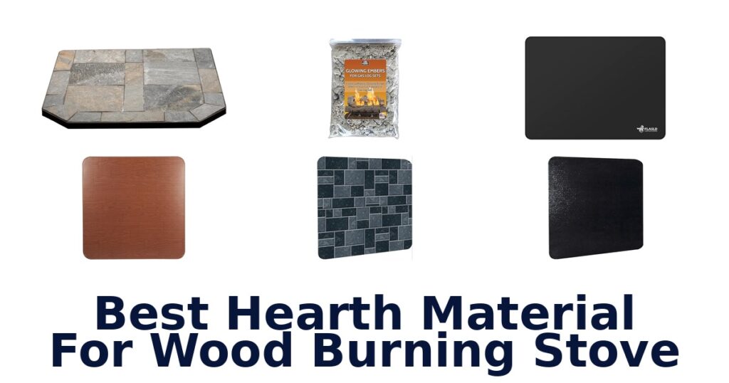 best hearth material for wood burning stove