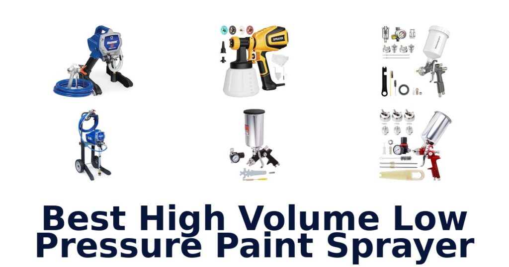 best high volume low pressure paint sprayer