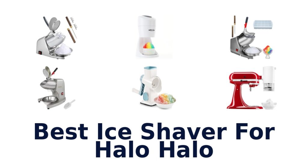 best ice shaver for halo halo