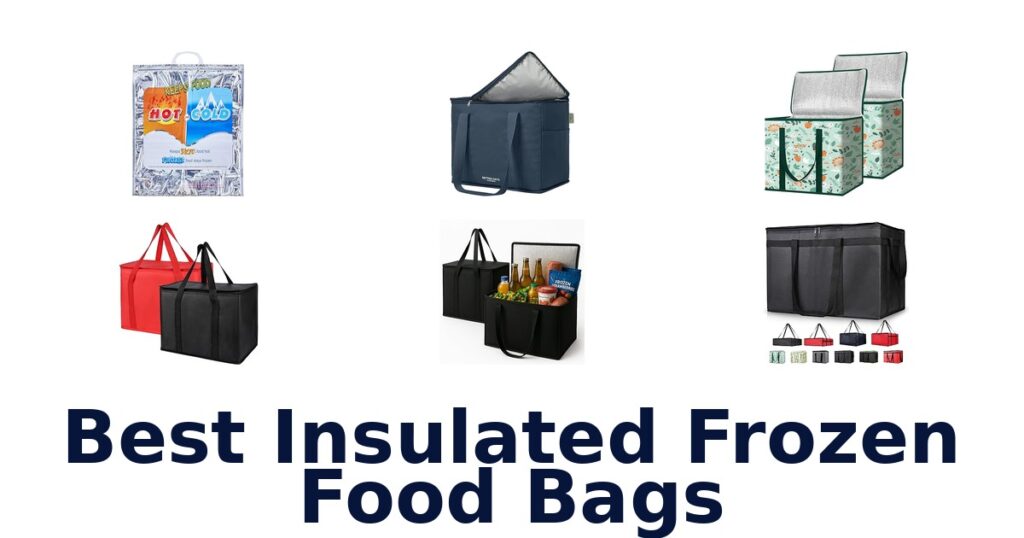 best insulated frozen food bags