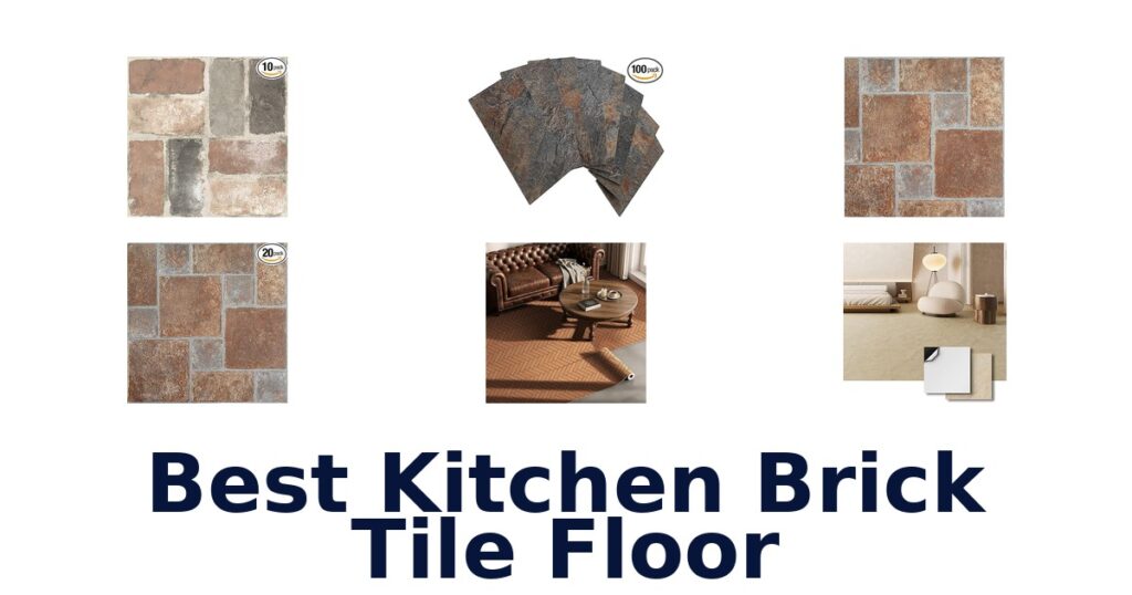 best kitchen brick tile floor