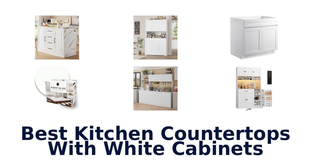 best kitchen countertops with white cabinets