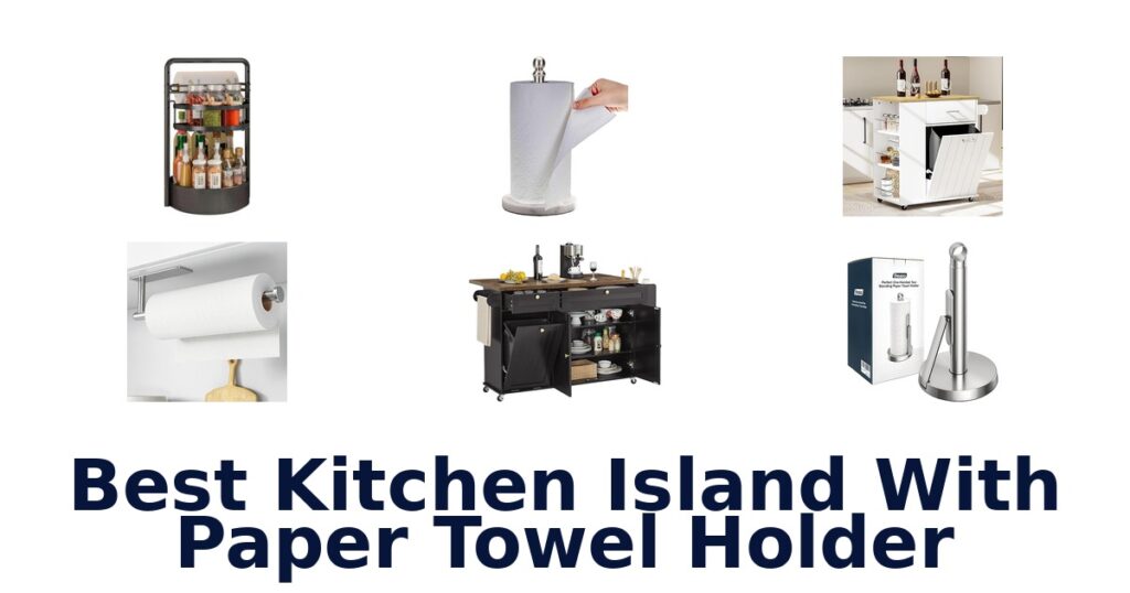 Best Kitchen Islands w/ Paper Towel Holder: Top 10 Picks best kitchen island with paper towel holder