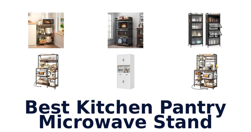 best kitchen pantry microwave stand