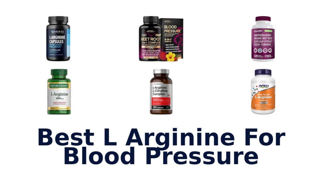 best l arginine for blood pressure