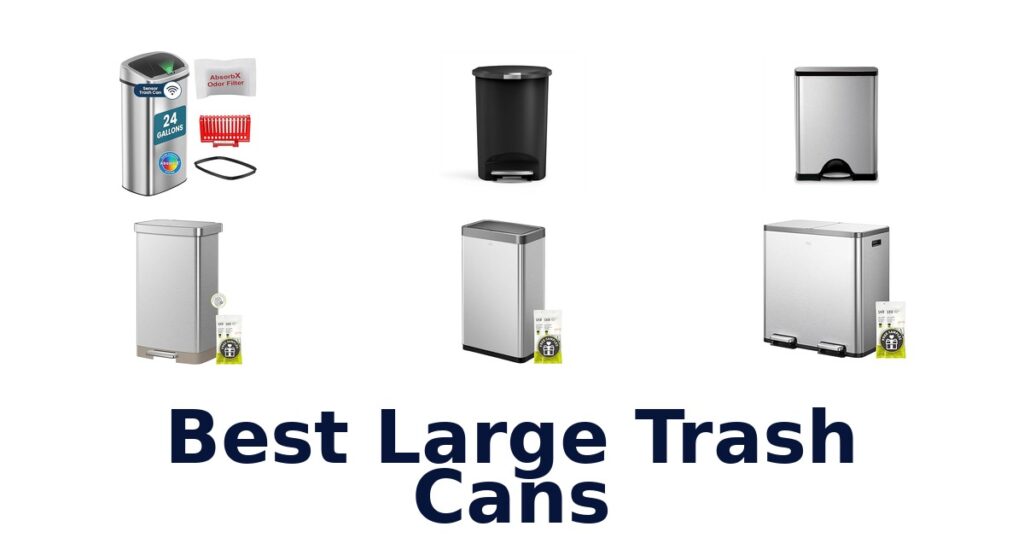 Best Large Trash Cans: Top 10 Picks best large trash cans