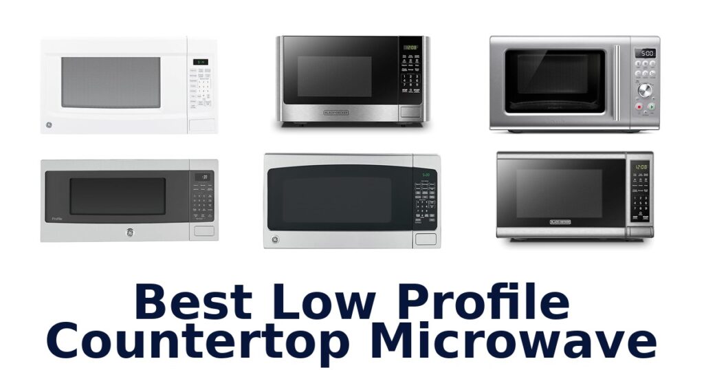 best low profile countertop microwave