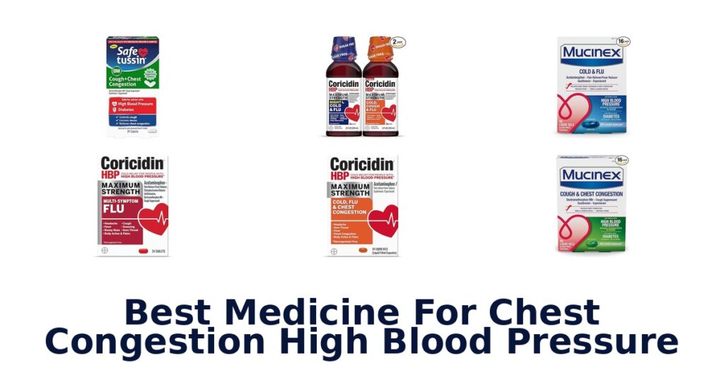 best medicine for chest congestion high blood pressure