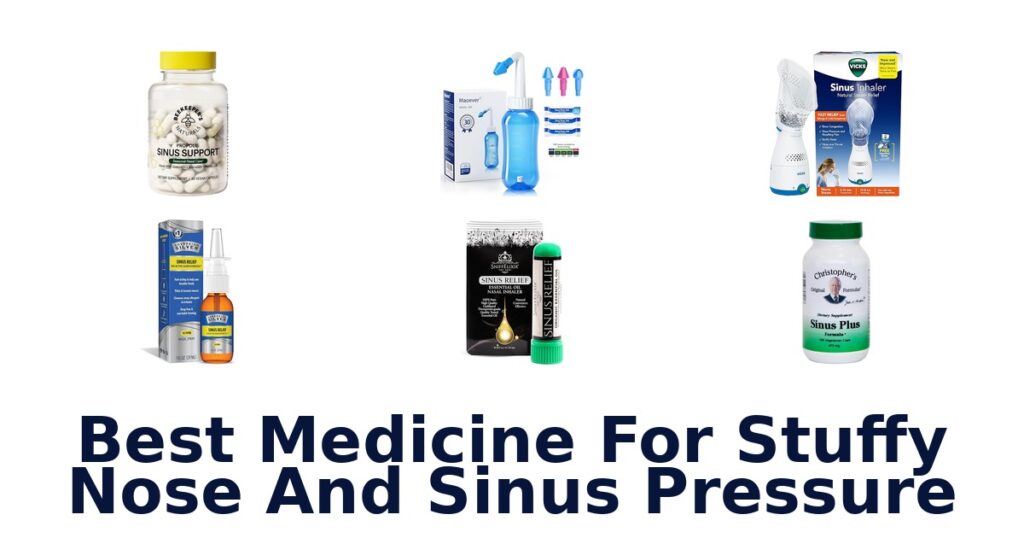 best medicine for stuffy nose and sinus pressure