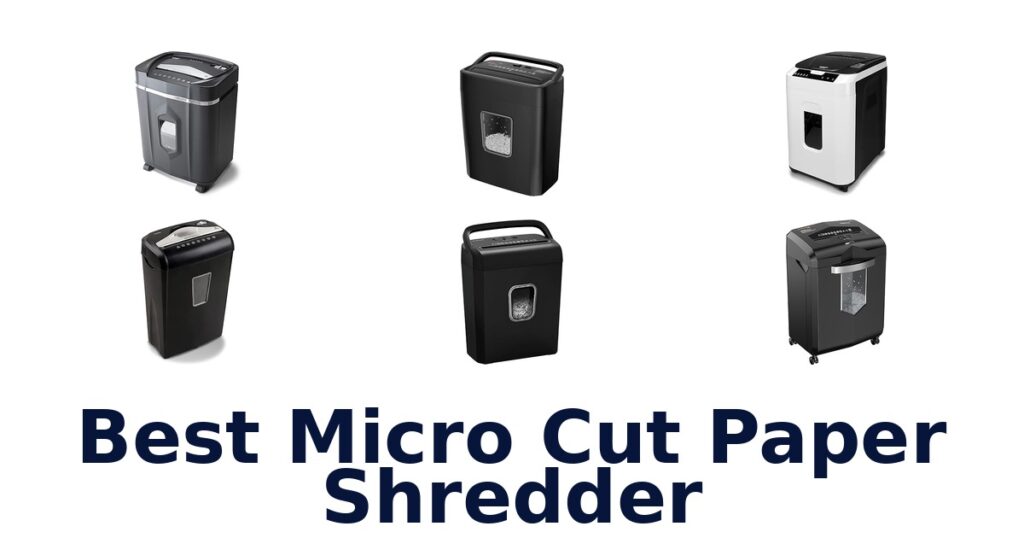 best micro cut paper shredder