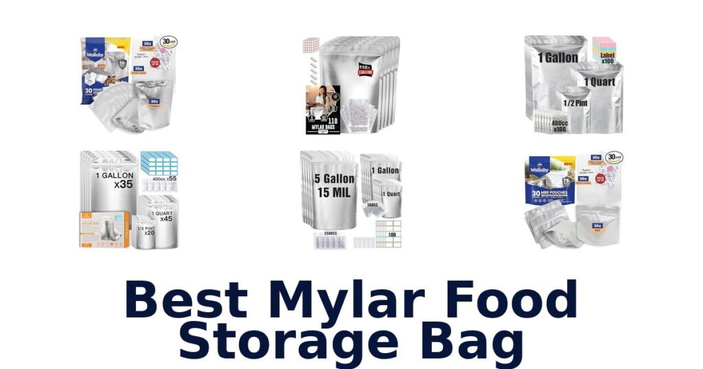 Best Mylar Food Storage Bags: Top 10 Picks for Long-Term Preservation best mylar food storage bag