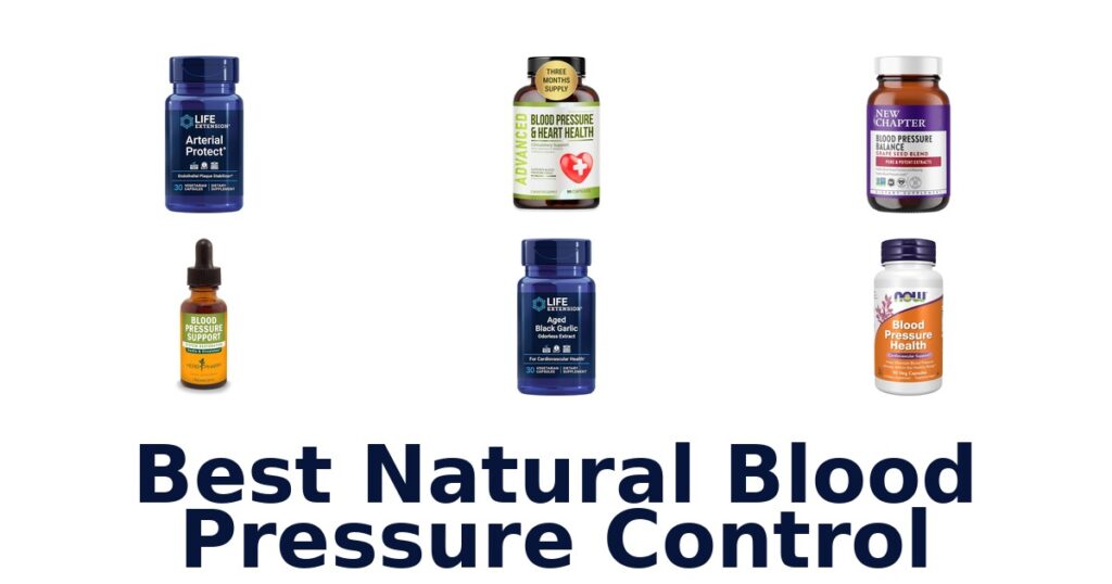 best natural blood pressure control