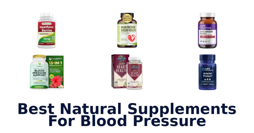 best natural supplements for blood pressure