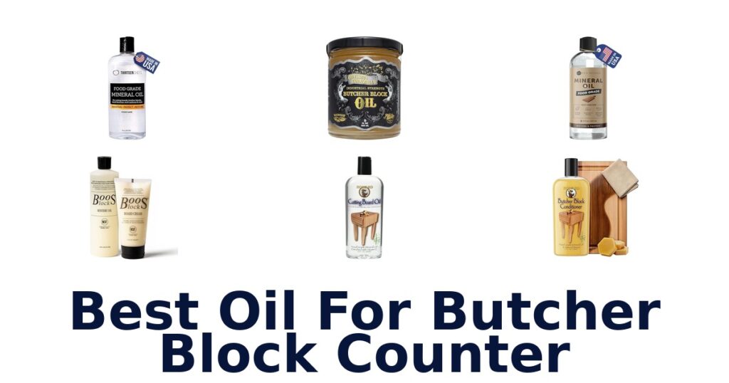 best oil for butcher block counter