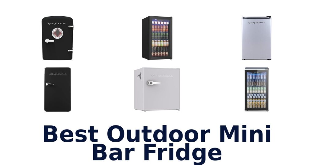 best outdoor mini bar fridge