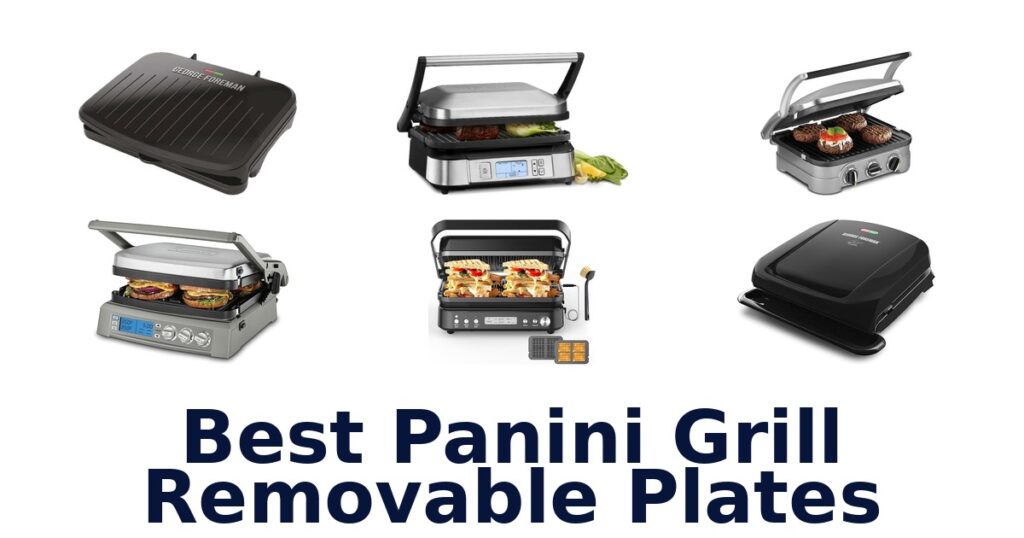 best panini grill removable plates