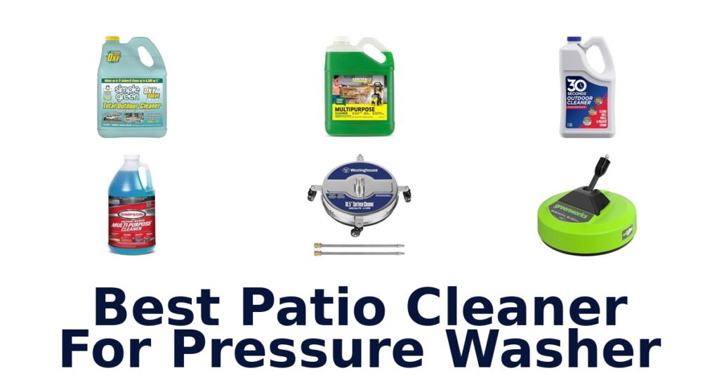 best patio cleaner for pressure washer