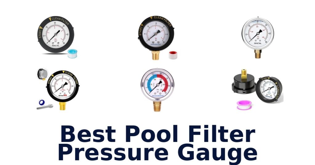 best pool filter pressure gauge
